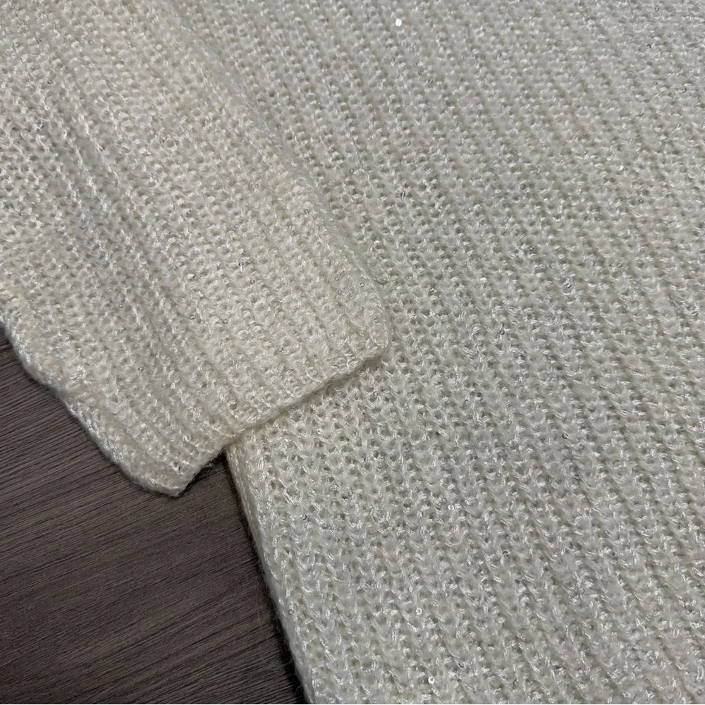 ZARA Slouchy Knit Boxy Sweater - Cream- NEVER WORN - Picture 3 of 5